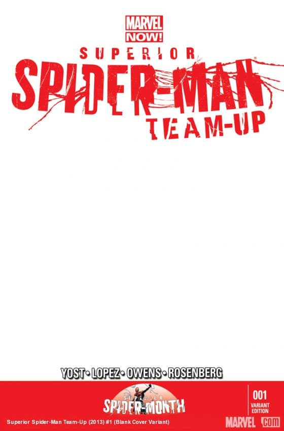 Superior Spider-Man Team-Up (2013) #1 (Blank Cover Variant)