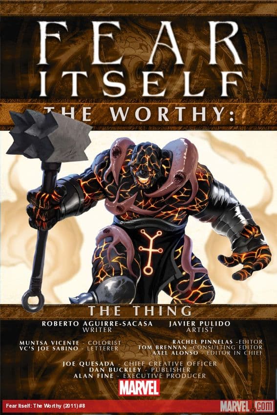 Fear Itself: The Worthy (2011) #8