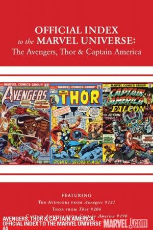 Avengers, Thor & Captain America: Official Index to the Marvel Universe (2010) #4