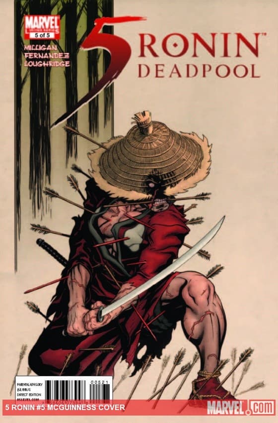5 Ronin (2010) #5 (MCGUINNESS COVER)