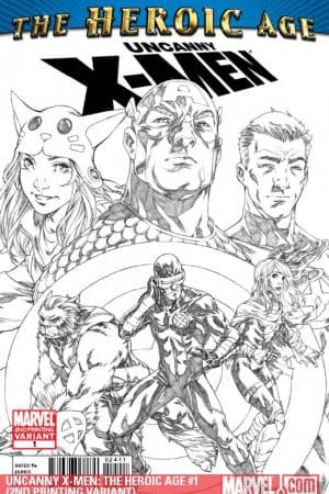 Uncanny X-Men: The Heroic Age (2010) #1 (2ND PRINTING VARIANT)