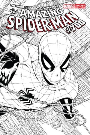 Amazing Spider-Man (1999) #700 (Quesada Wraparound Sketch Variant)