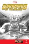 Guardians of the Galaxy (2013) #7 (Castellani Lego Sketch Variant) cover