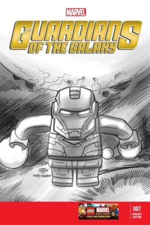 Guardians of the Galaxy (2013) #7 (Castellani Lego Sketch Variant)