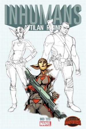 Inhumans: Attilan Rising (2015) #3 (Johnson Design Variant)