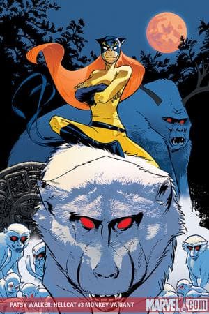 Patsy Walker: Hellcat (2008) #3 (Monkey Variant)