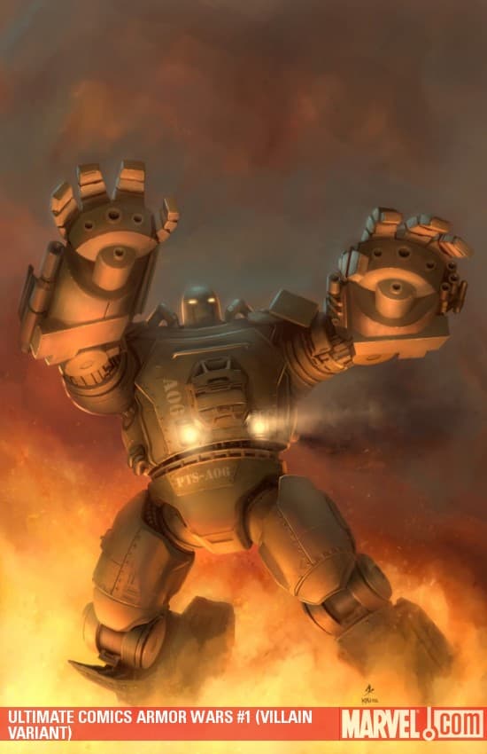 Ultimate Armor Wars (2009) #1 (VILLAIN VARIANT)
