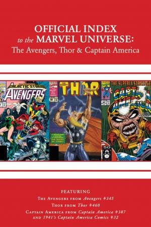 Avengers, Thor & Captain America: Official Index to the Marvel Universe (2010) #10