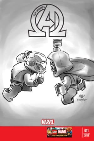 New Avengers (2013) #11 (Castellani Lego Sketch Variant)