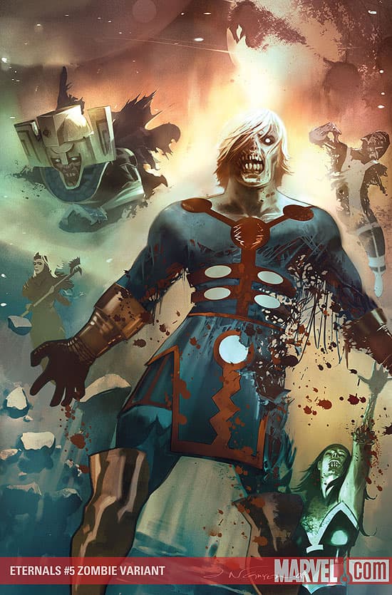 Eternals (2008) #5 (ZOMBIE VARIANT (1 FOR 10))