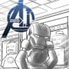Avengers a.I. (2013) #4 (Castellani Lego Sketch Variant)