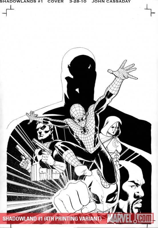 Shadowland (2010) #1 (4TH PRINTING VARIANT)