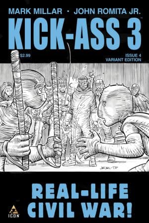 Kick-Ass 3 (2013) #4 (Jrjr Sketch Variant)