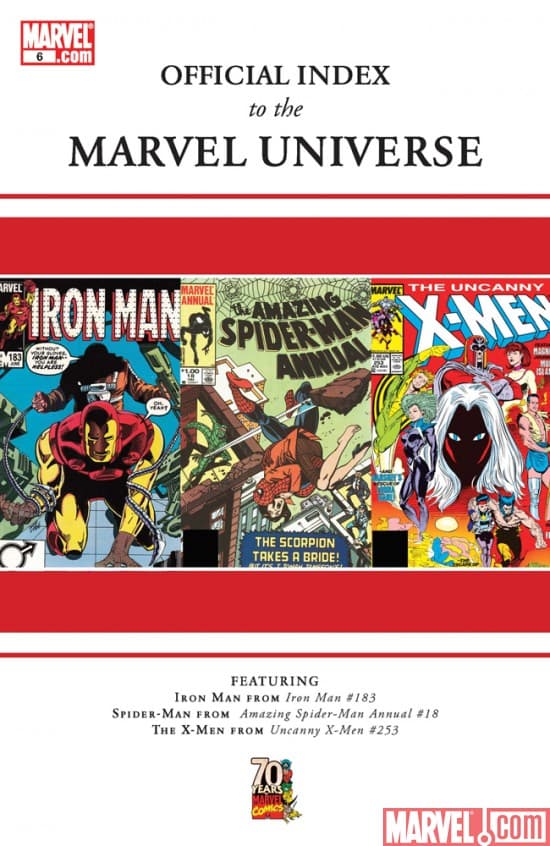 Official Index to the Marvel Universe (2009) #6
