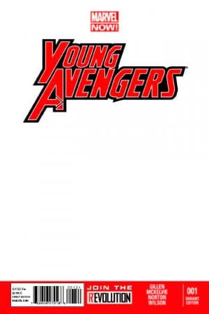Young Avengers (2013) #1 (Blank Cover Variant)