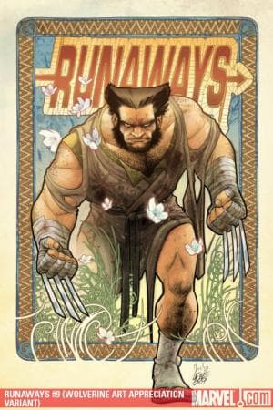 Runaways (2008) #9 (WOLVERINE ART VARIANT)