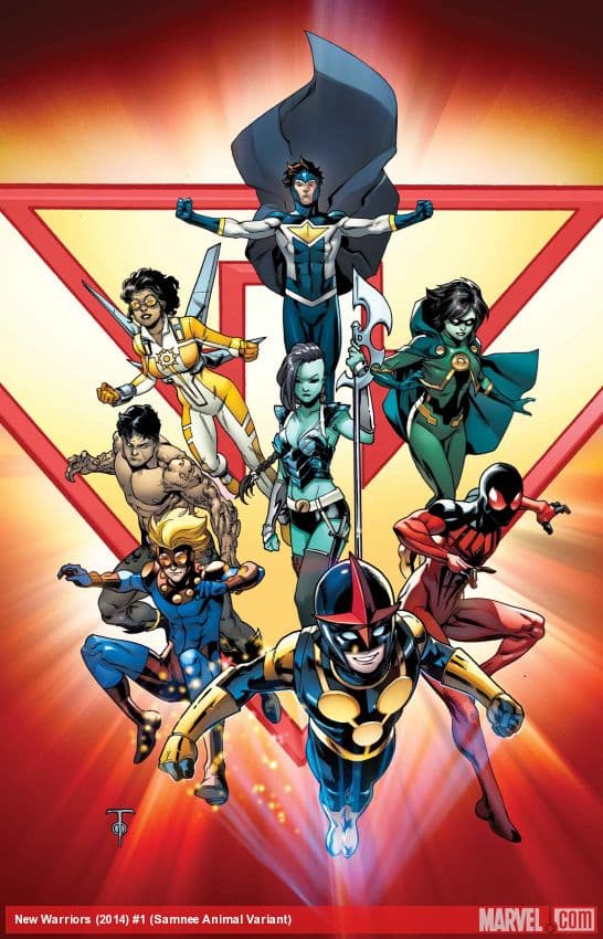 New Warriors (2014) #1 (Samnee Animal Variant)