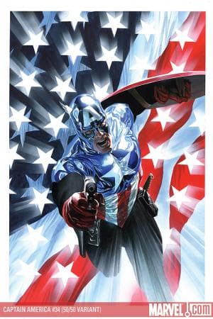 Captain America (2004) #34 (50/50 Ross Cover)