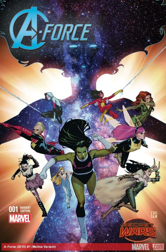 A-Force (2015) #1 (Molina Variant)