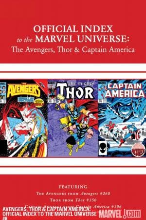 Avengers, Thor & Captain America: Official Index to the Marvel Universe (2010) #8