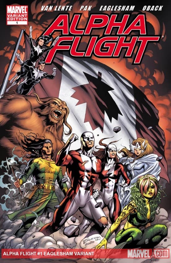 Alpha Flight (2011) #1 (Eaglesham Variant)