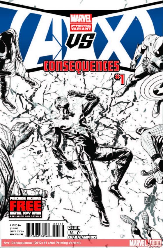 Avengers Vs. X-Men: Consequences (2012) #1 (2nd Printing Variant)