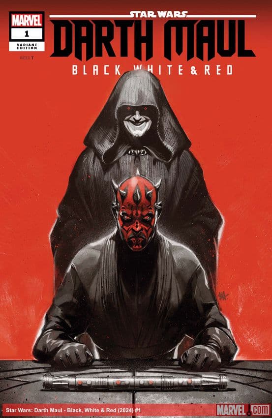 Star Wars: Darth Maul - Black, White & Red (2024) #1 (Variant)
