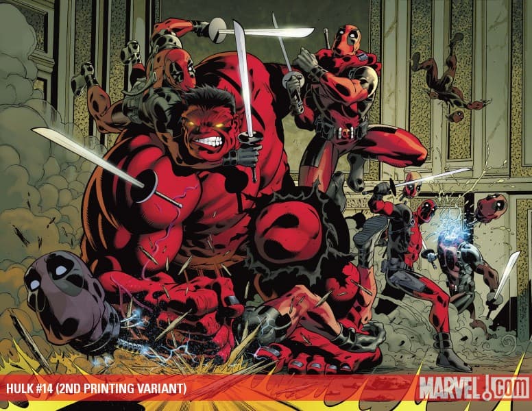 Hulk (2008) #14 (2ND PRINTING VARIANT)
