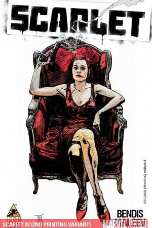 Scarlet (2010) #2 (2ND PRINTING VARIANT)