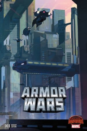 Armor Wars (2015) #3 (Maleev Landscape Wraparound Variant)