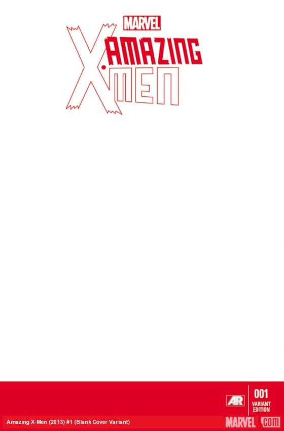 Amazing X-Men (2013) #1 (Blank Cover Variant)