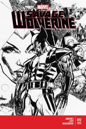Savage Wolverine (2013) #12 (Jimenez Inked Variant)
