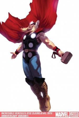 Incredible Hercules (2008) #132 (DJURDJEVIC 70TH ANNIVERSARY VARIANT)