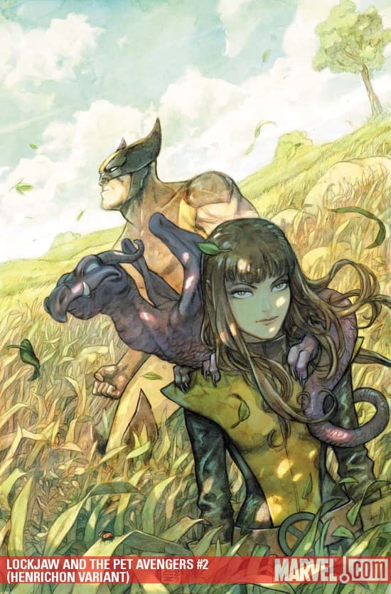 Lockjaw and the Pet Avengers (2009) #2 (Henrichon variant)