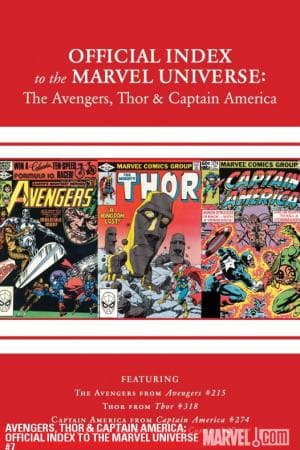 Avengers, Thor & Captain America: Official Index to the Marvel Universe (2010) #7