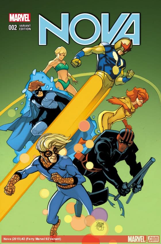 Nova (2015) #2 (Ferry Marvel 92 Variant)