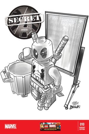 Secret Avengers (2013) #10 (Castellani Lego Sketch Variant)