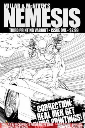 Millar & Mcniven's Nemesis (2010) #1 (3RD PRINTING VARIANT)