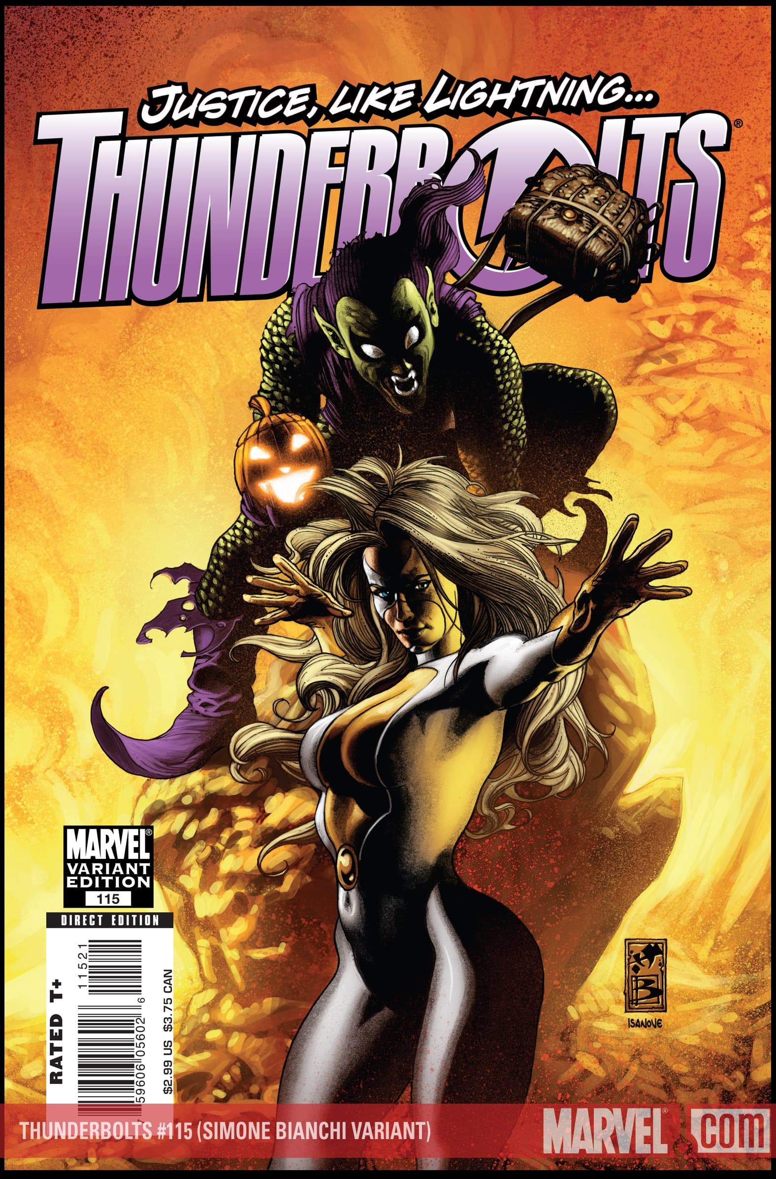 Thunderbolts (2006) #115 (Simone Bianchi Variant)