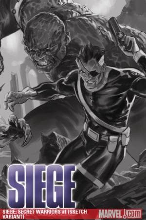 Siege: Secret Warriors (2010) #1 (SKETCH VARIANT)