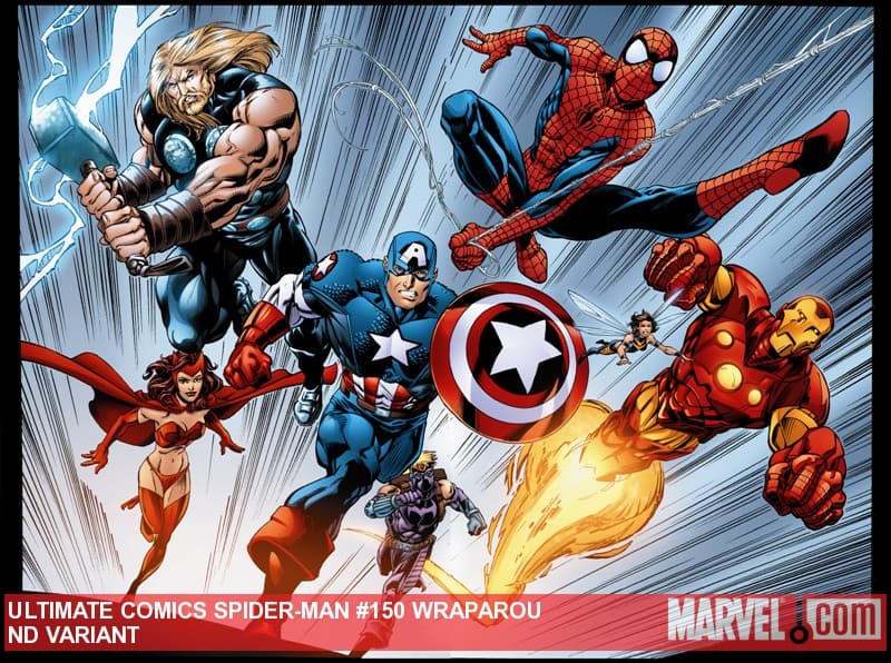 Ultimate Spider-Man (2009) #150 (WRAPAROUND VARIANT)