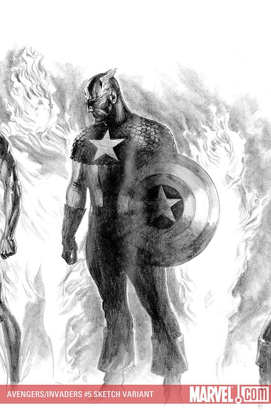 Avengers/Invaders (2008) #5 (Sketch Variant)