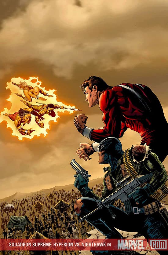 Squadron Supreme: Hyperion Vs. Nighthawk (2007) #4