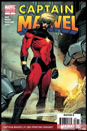 Captain Marvel (2008) #1 (2ND PRINTING VARIANT)