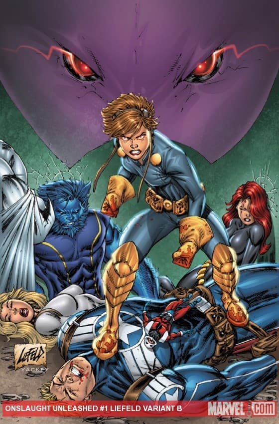 Onslaught Unleashed (2010) #1 (LIEFELD VARIANT B)