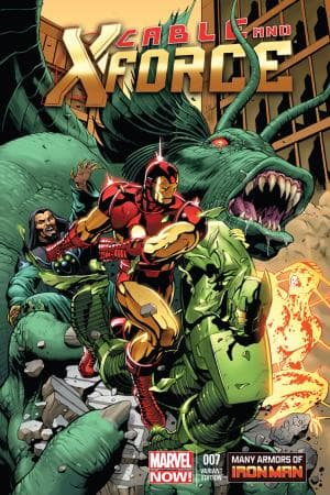 Cable and X-Force (2012) #7 (Eaglesham Iron Man Many Armors Variant)