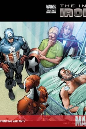 Invincible Iron Man (2008) #22 (2ND PRINTING VARIANT)