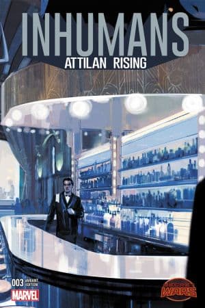 Inhumans: Attilan Rising (2015) #3 (MALEEV LANDSCAPE WRAPAROUND VARIANT )