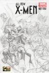 All-New X-Men (2012) #27 (75th Anniversary Sketch Variant) cover