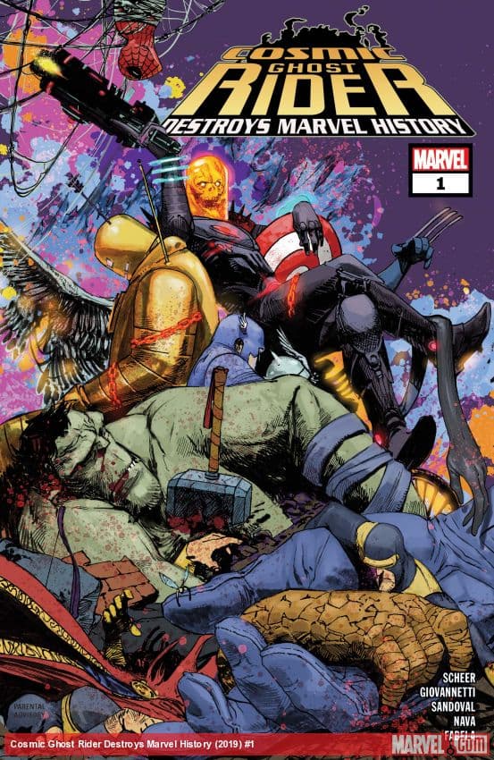 Cosmic Ghost Rider Destroys Marvel History (2019) #1